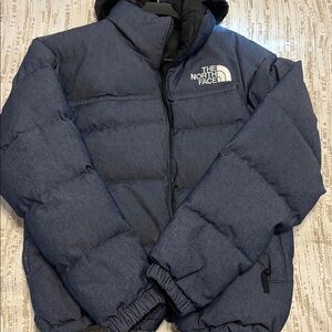 The North Face Dark Blue Puffer Jacket